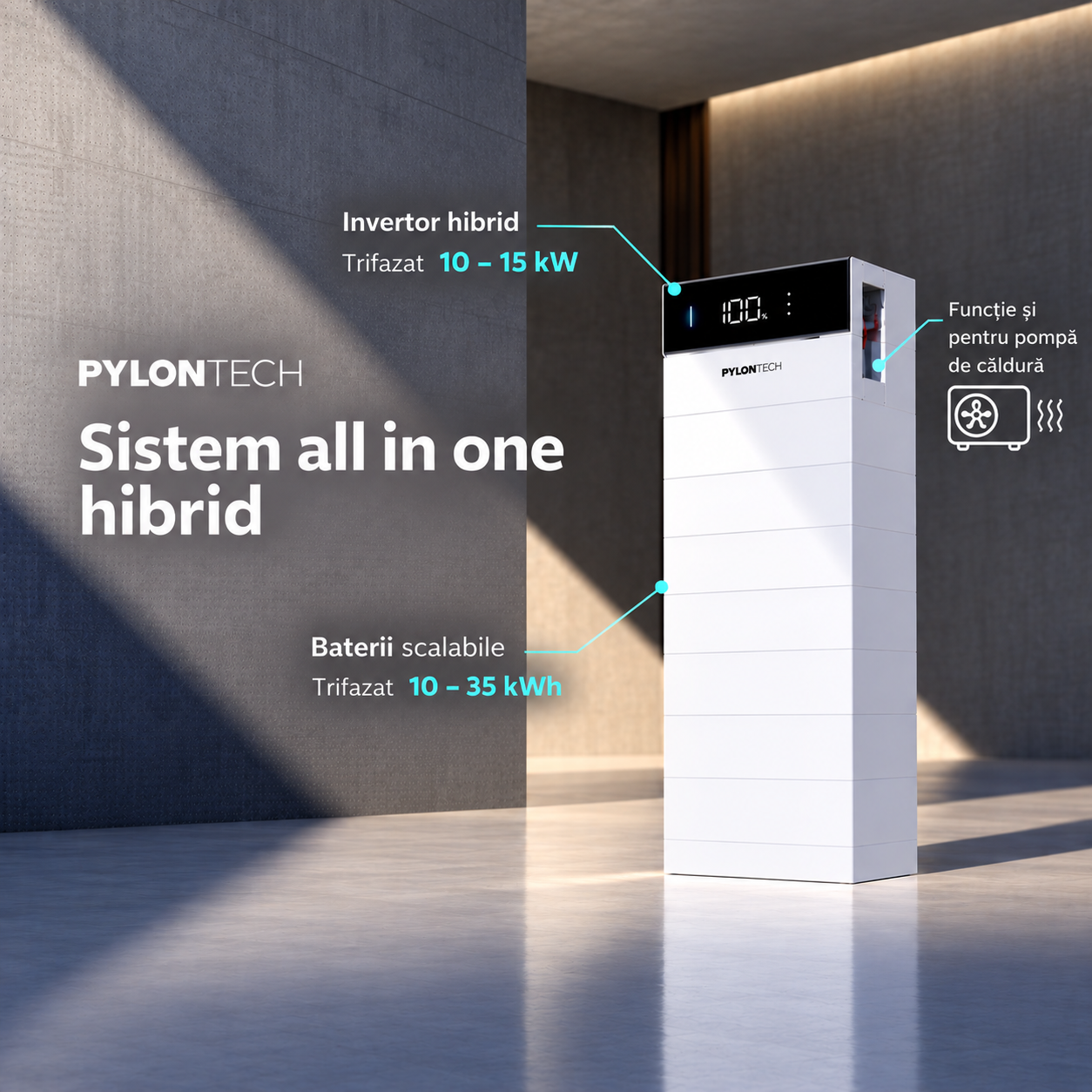 sistem trifazat Pylontech